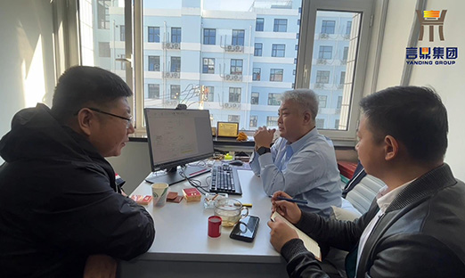 刘元柱董事长一行向青岛市立医院宋主任讨教国家肿瘤细胞公共研发效劳平台事宜