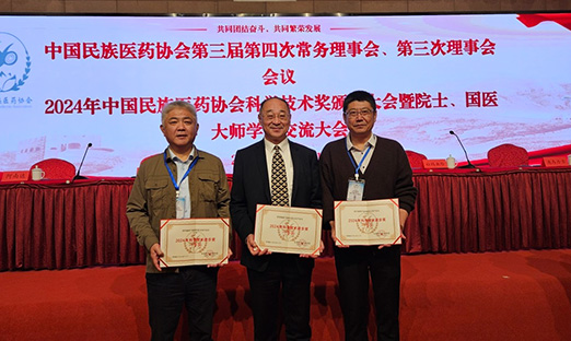 喜报！pg电子集团荣获 2024 年中国民族医药协会科学手艺前进奖一等奖
